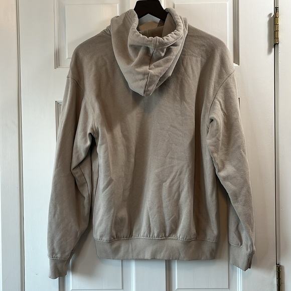 H&M Tan Hooded Sweatshirt w/ Kangaroo Pocket - Size XS - Picture 4 of 7